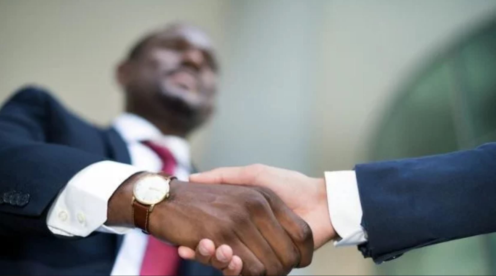 men shaking hands